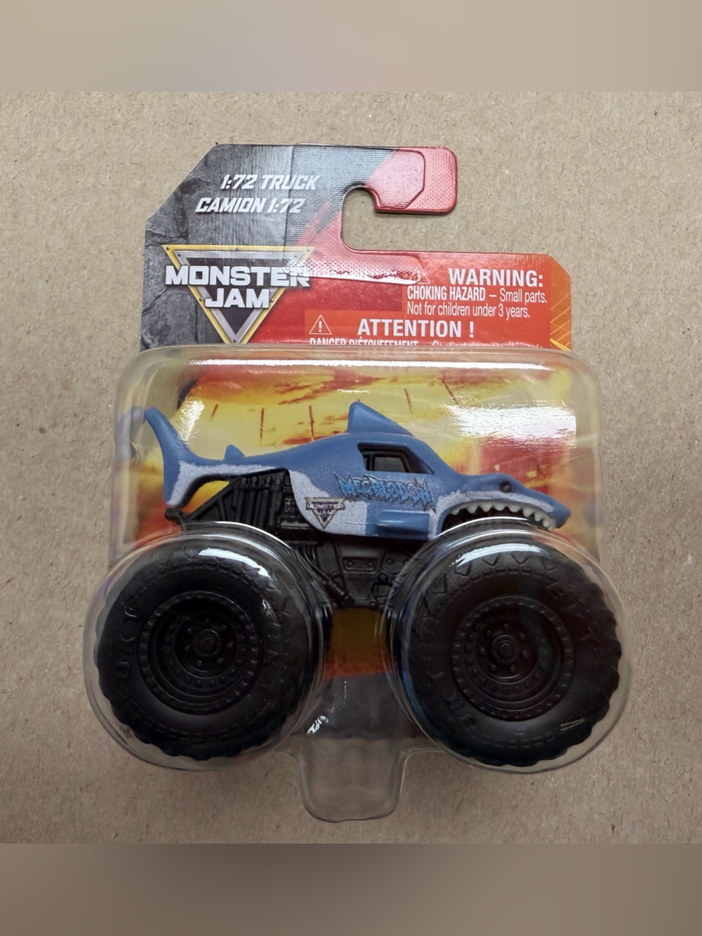 Monster Jam Megalodon 1:72 Scale Mini Die-Cast Monster Truck Blue – New Sealed